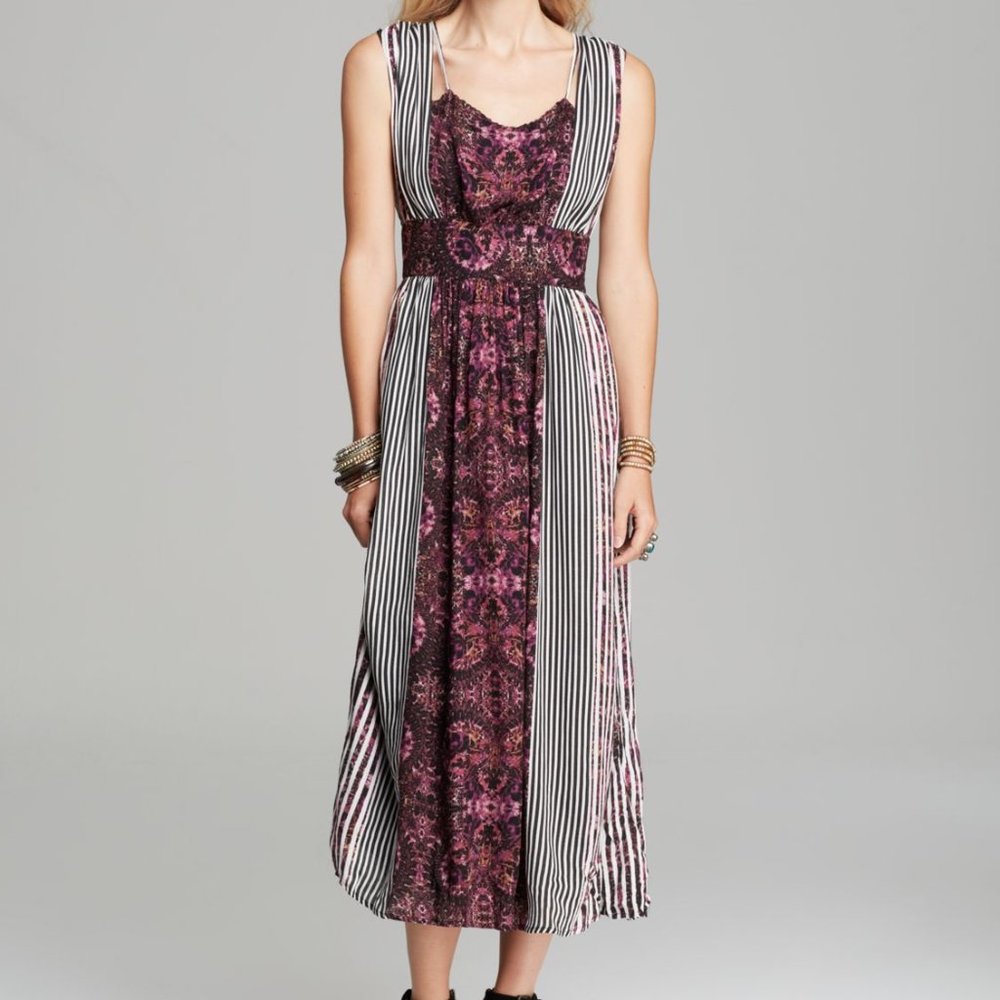 FREE PEOPLE MAYAN TEMPLE MIDNIGHT COMBO DRESS 4